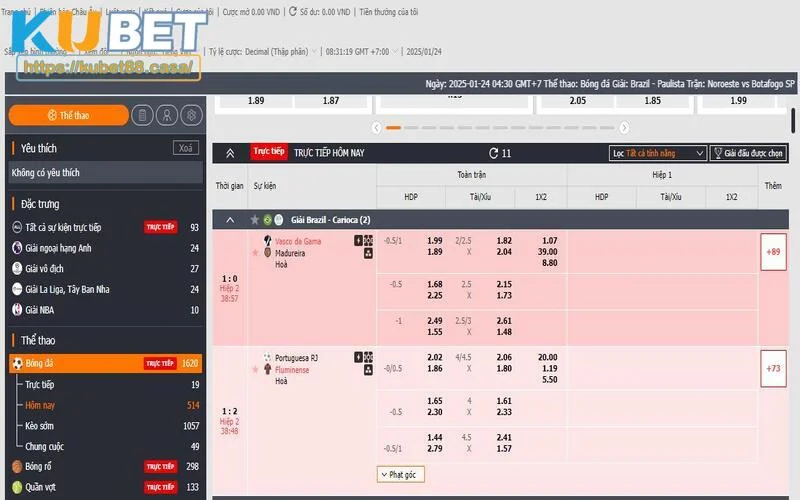 JZ thể thao KUBET là nhà phát hành game cá cược thể thao hàng đầu tại châu Á